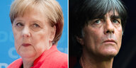 Angela Merkel und Joachim Löw