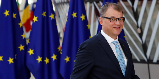 Der finnische Premierminister Juha Sipilä