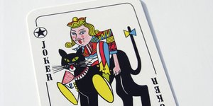 Eine Joker-Spielkarte