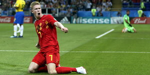 Kevin de Bruyne jubelt Kevin de Bruyne jubelt