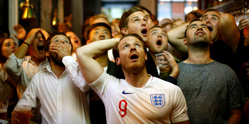 Englische Fans leiden