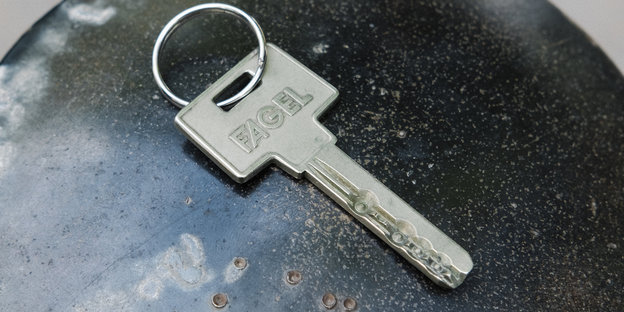 Der Schlüssel, den der 74-Jährige bei seinem Unfall bei sich trug
