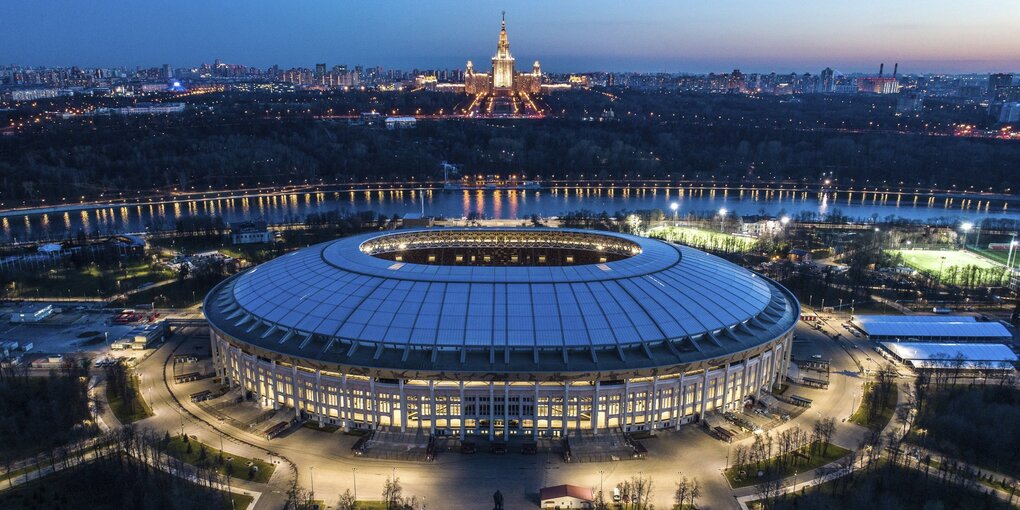 Das Luschniki-Stadion in Moskau