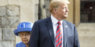 Trump vor der Queen