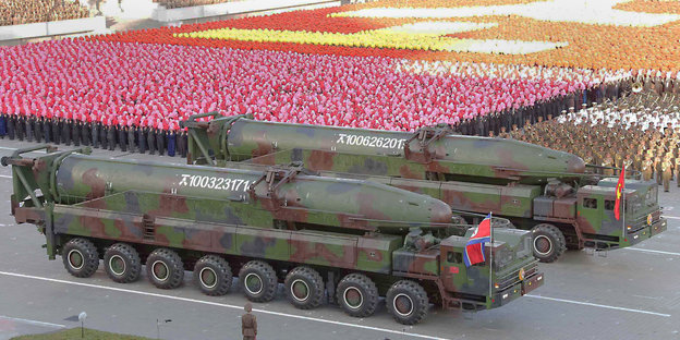 Raketen bei Militärparade
