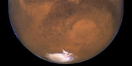 Die untere Hälfte des Mars