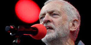 Antisemitismus in der Labour-Partei - Parteichef Jeremy Corbyn