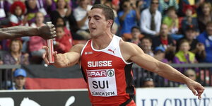 Pascal Mancini sprintet