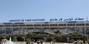 Der Flughafen von Tunis