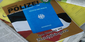 Das Cover des Magazin "Deutsche Polizei". Angekündigt wird ein Beitrag zum Umgang mit Reichsbürgern.