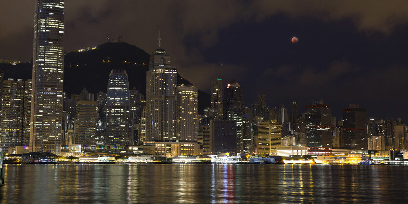 Hongkong bei Nacht