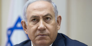 Porträt von Netanjahu