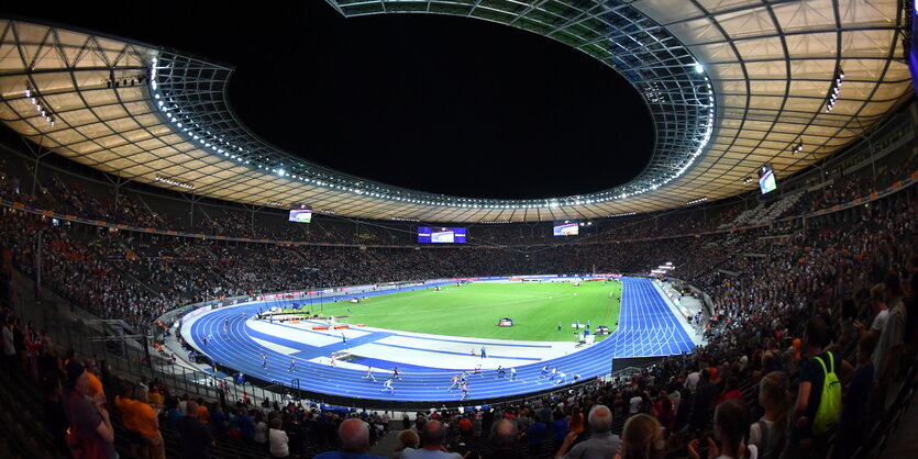 Blick ins Berliner Olympiastadion