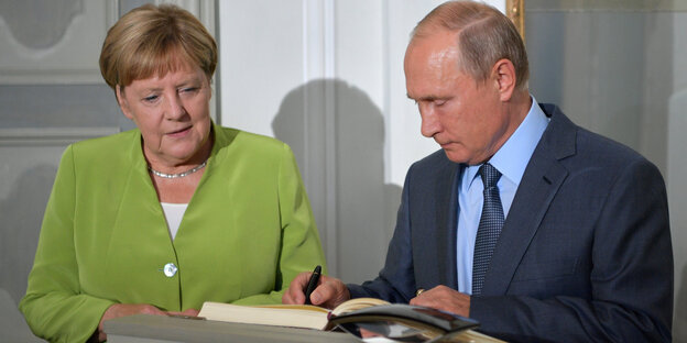 Angela Merkel und Wladimir Putin
