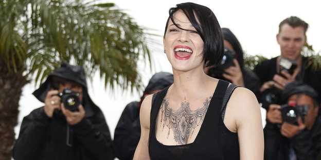 Asia Argento bei den Filmfestspielen in Cannes im Jahr 2014