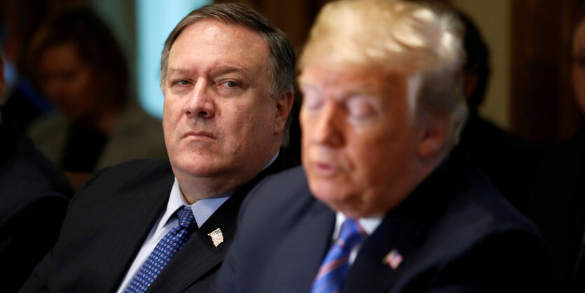 Mike Pompeo und Donald Trump