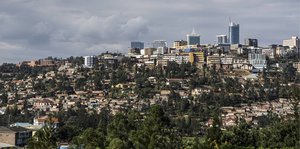 Stadtansicht von Kigali