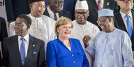 Merkel mit afrikanischen Staatschefs