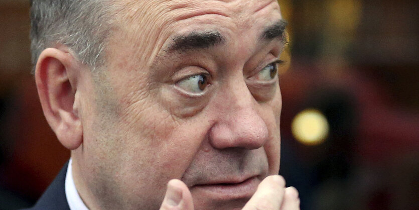 Alex Salmond in Nahaufnahme