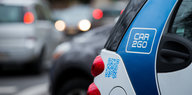 Logo von Car2go auf einem Auto