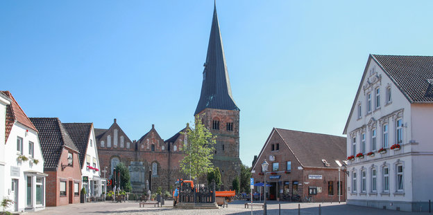 Berner Marktplatz mit Kirche