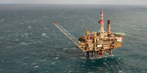 Ölplattform in der Nordsee