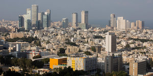 Stadtansicht von Tel Aviv