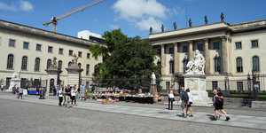 Die historischen Gebäude der HUmboldt-Universität unter den Linden