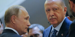 Wladimir Putin und Recep Tayyip Erdoğan