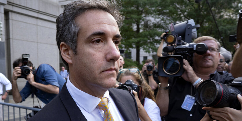 Donald Trumps Ex-Anwalt Michael Cohen vor dem Bundesgericht in New York