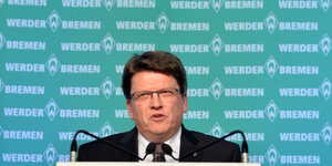 Werder Bremen-Vorstand Hubertus Hess-Grunewald.