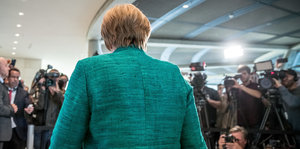 Bundeskanzlerin Angela Merkel von der CDU