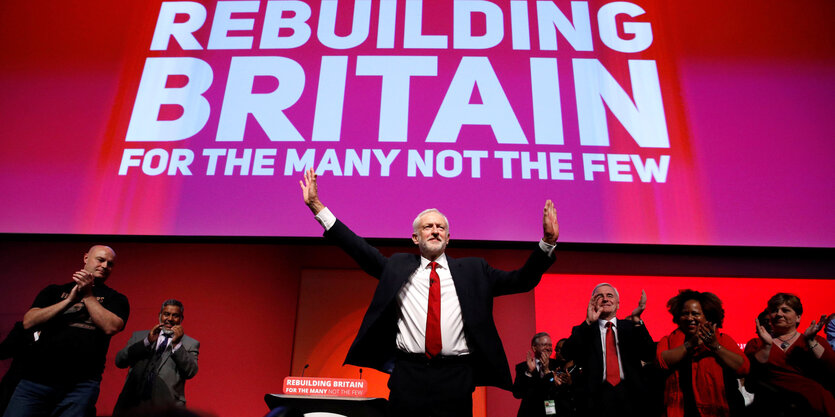 Corbyn auf dem Labour Parteitag