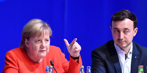 Angela Merkel und Paul Ziemiak