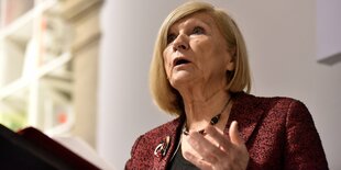 Die belgische Politikwissenschaftlerin und Professorin Chantal Mouffe