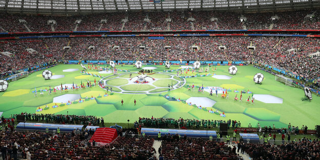 Die WM-Eröffnungsfeier in Russland