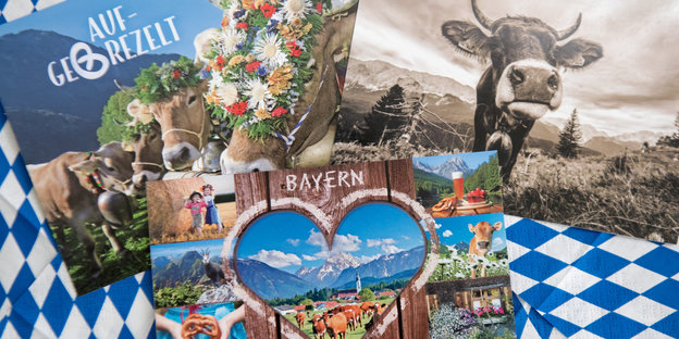 Postkarten mit Bayerischen Motiven
