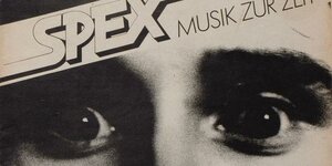 Große Augen auf dem Cover der ersten Ausgabe von Spex