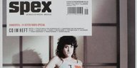 Auf einem Cover der „Spex“ ist eine Frau mit lockigen Haaren zu sehen