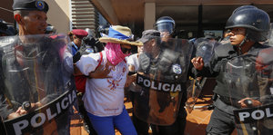 Proteste in Managua, Oktober 2018