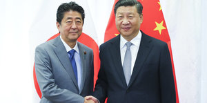 Shinzo Abe und Xi Jinping