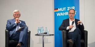 Peter Frey und Kai Gniffke