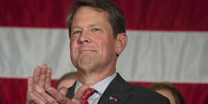 Brian Kemp ist der Kandidat der Republikaner Brian Kemp ist der Kandidat der Republikaner
