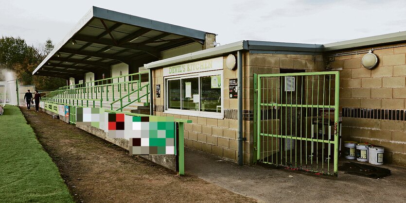 Kiosk im Stadion