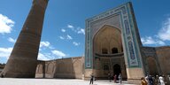 Eine Moschee in Usbekistan