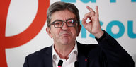 Der französische Linke Jean-Luc Melenchon,