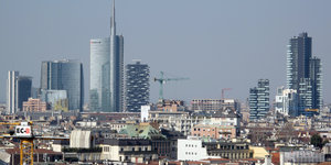 Die Skyline von Mailand