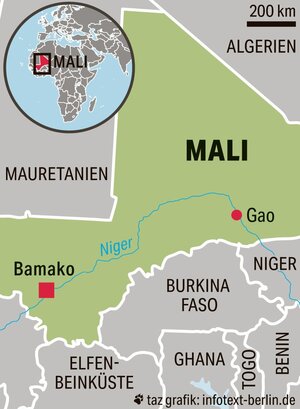 Grafik Karte Mali Afrika Grafik Karte Mali Afrika