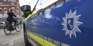 Ein Streifenwagen der Bremer Polizei.