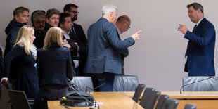 Pressekonferenz mit Markus Söder